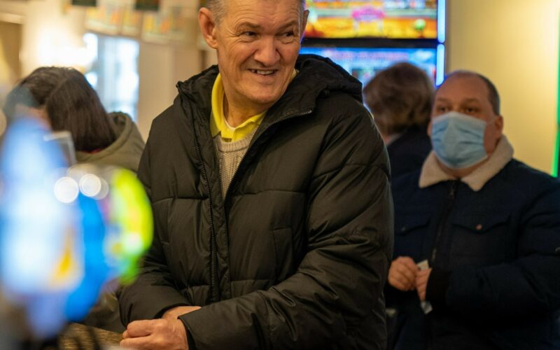 Man smiling