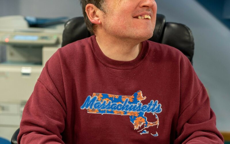 Man smiling