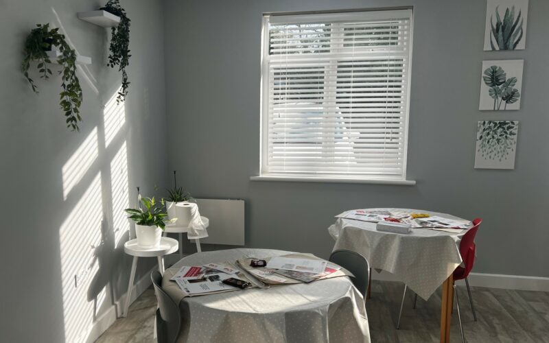 Room with tables