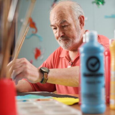 Man painting