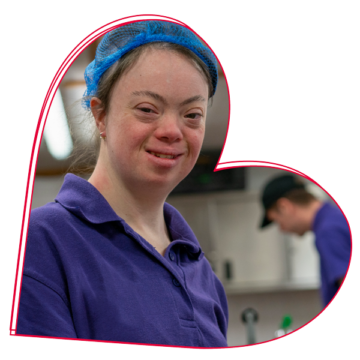 Smiling customer