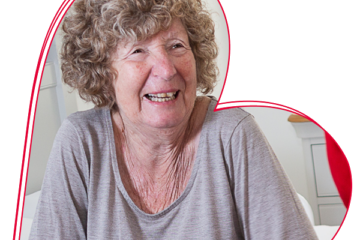 Older women smiling