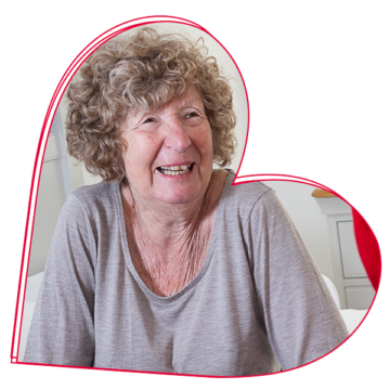 Older women smiling